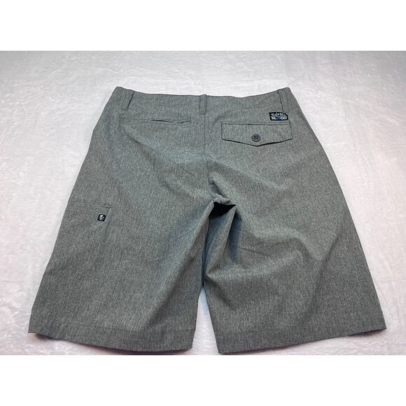 Salt Life SLX-QD Vaper Stretch Men's Shorts Size 30 Color Gray (0101) - Picture 2 of 5